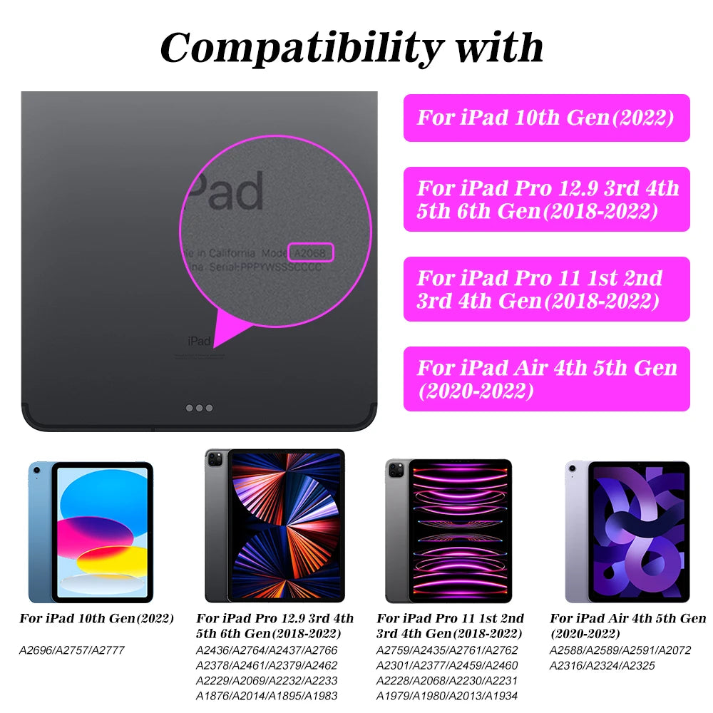 iPad Pro 11 2024/2025 Magic Keyboard LCD Display Multi-Touch Trackpad