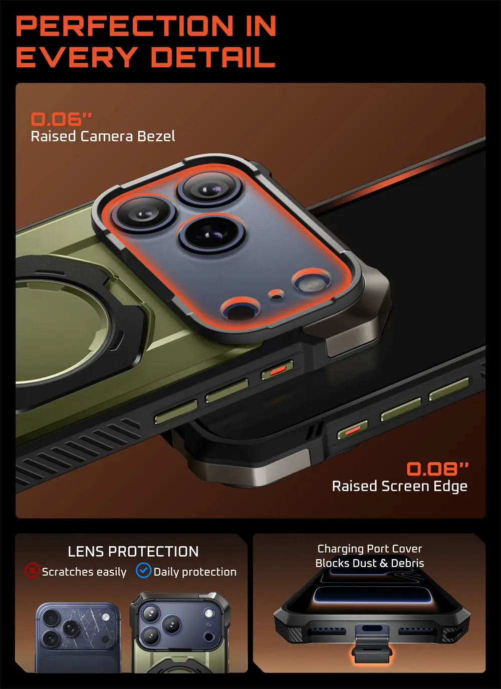 SUPCASE iPhone 17 Pro Camera Control UB Heavy Duty Case