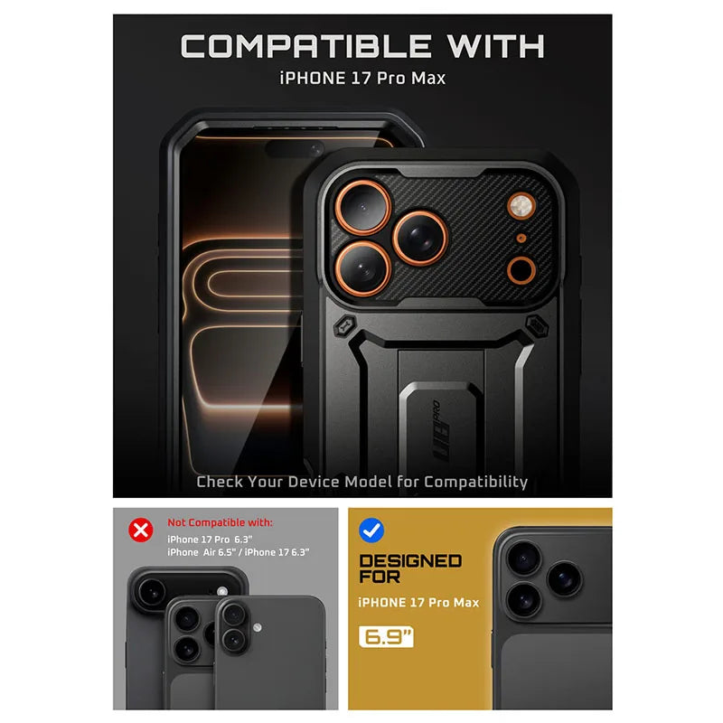 SUPCASE iPhone 17 Pro Max UB Pro Full-Body Heavy Duty Case