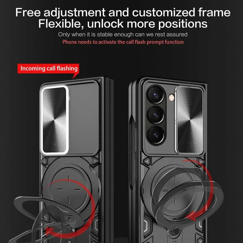 Samsung Galaxy Z Fold 7 Camera Slide Protector Ring Case