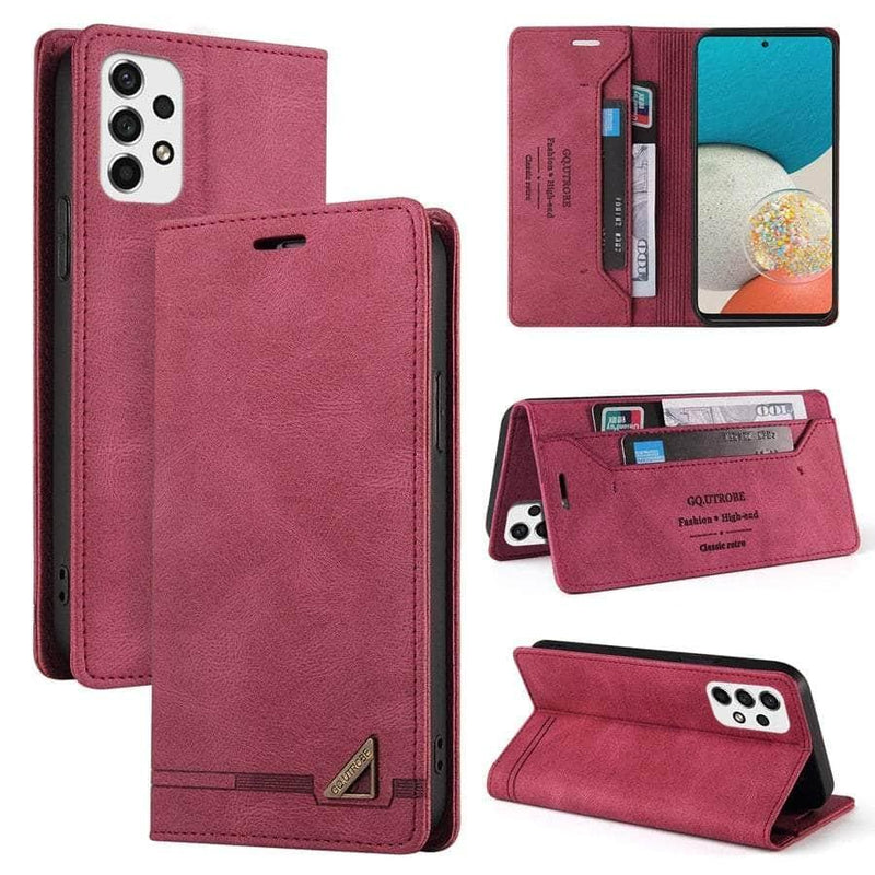 Casebuddy Anti-theft Galaxy A14 Leather Wallet