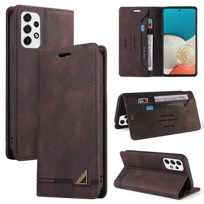 Casebuddy Anti-theft Galaxy A14 Leather Wallet