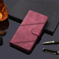 Casebuddy K3-Red / Galaxy A14 5G Flip Leather Wallet Galaxy A14 Case