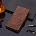 Casebuddy K5-Brown / Galaxy A14 5G Flip Leather Wallet Galaxy A14 Case