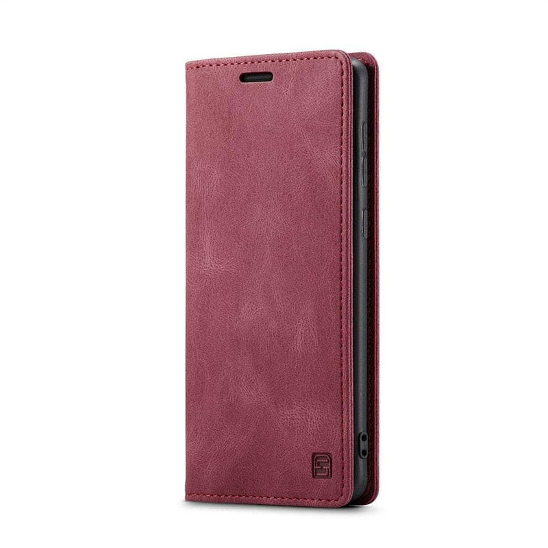 Casebuddy Red / Galaxy A14 5G Galaxy A14 5G Flip Vegan Leather Cover