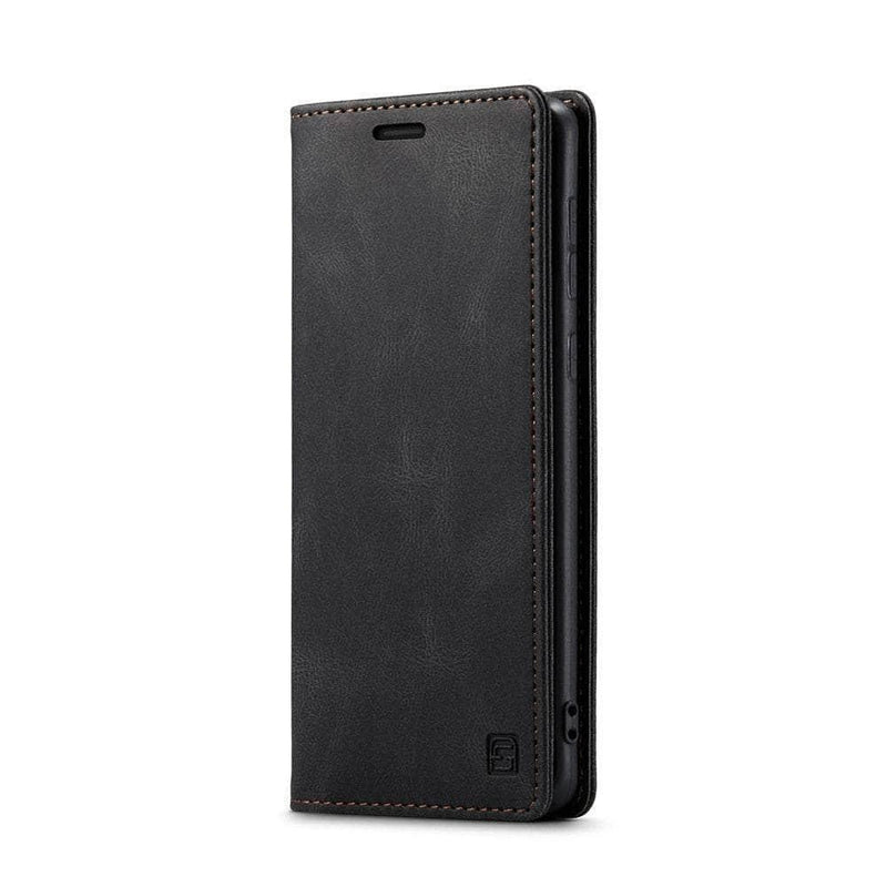 Casebuddy Black / Galaxy A14 5G Galaxy A14 5G Flip Vegan Leather Cover