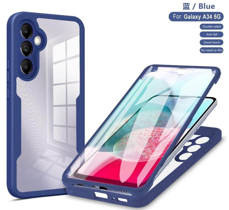 Casebuddy Galaxy A14 5G / Blue Galaxy A14 Full Body Protection Rugged Case