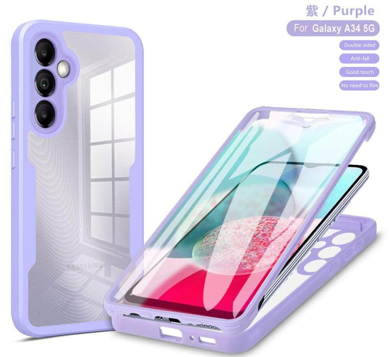Casebuddy Galaxy A14 5G / Lavender Galaxy A14 Full Body Protection Rugged Case