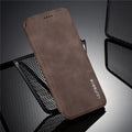 Casebuddy Brown / For S24 Galaxy S24 Leather Stand Cover