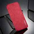 Casebuddy Red / For S24 Galaxy S24 Leather Stand Cover