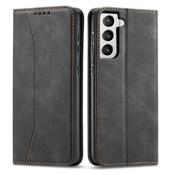 Casebuddy Black / For Galaxy S24 Galaxy S24 Luxury Vegan Leather Case