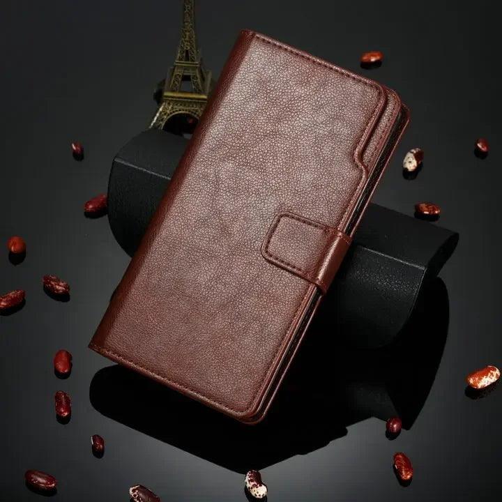 Casebuddy Brown / Galaxy S24 Plus Galaxy S24 Plus Flip Wallet Book Leather Case
