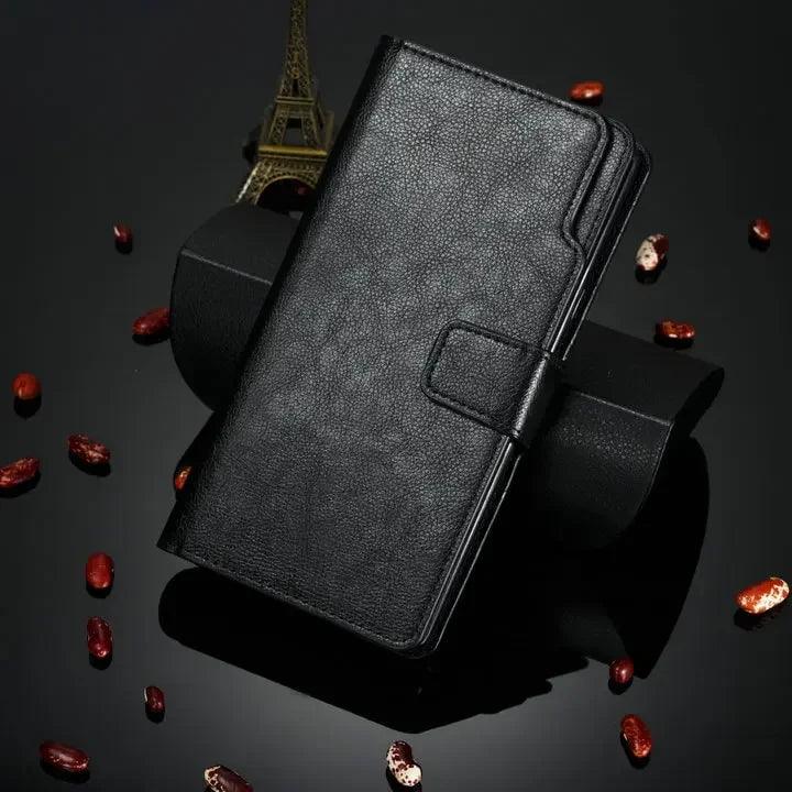 Casebuddy black / Galaxy S24 Plus Galaxy S24 Plus Flip Wallet Book Leather Case