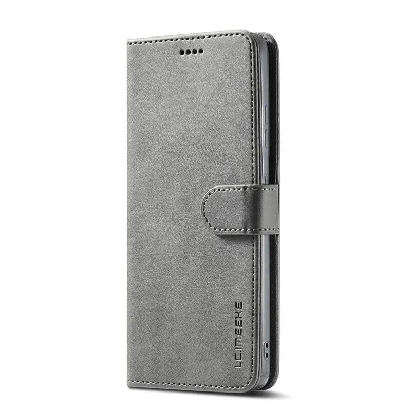 Casebuddy GRAY / Samsung S24 Plus Galaxy S24 Plus Vegan Leather Wallet case
