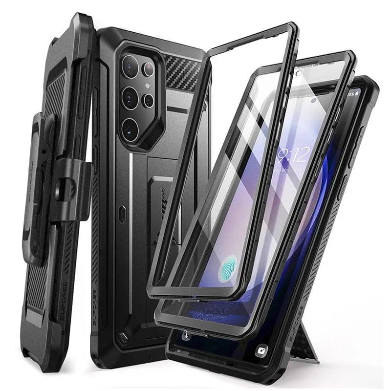 Casebuddy Black / PC + TPU Galaxy S24 Ultra Supcase UB Pro Full-Body Dual Layer Case