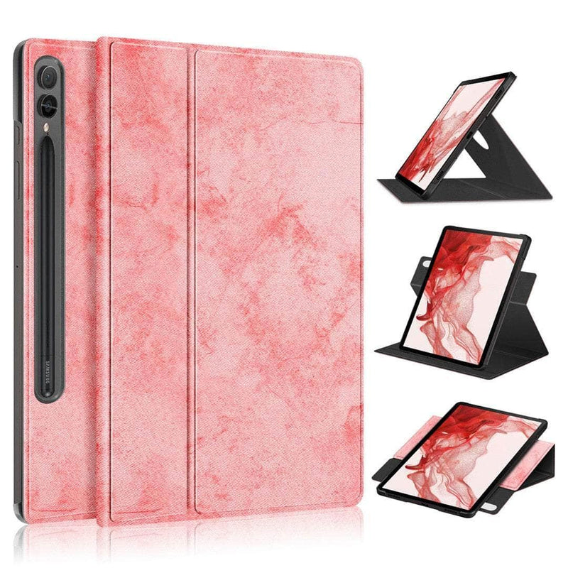 Casebuddy Pink / Tab S9 11 Galaxy Tab S9 2023 Pencil Holder 360 Cover