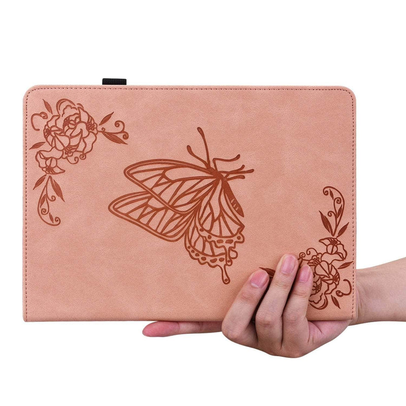 Casebuddy Galaxy Tab S9 2023 Vegan Leather Butterfly Cover