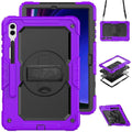 Casebuddy Purple / galaxy tab s9 11 Galaxy Tab S9 Heavy Duty Kickstand Strap Case