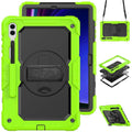 Casebuddy Green / galaxy tab s9 11 Galaxy Tab S9 Heavy Duty Kickstand Strap Case