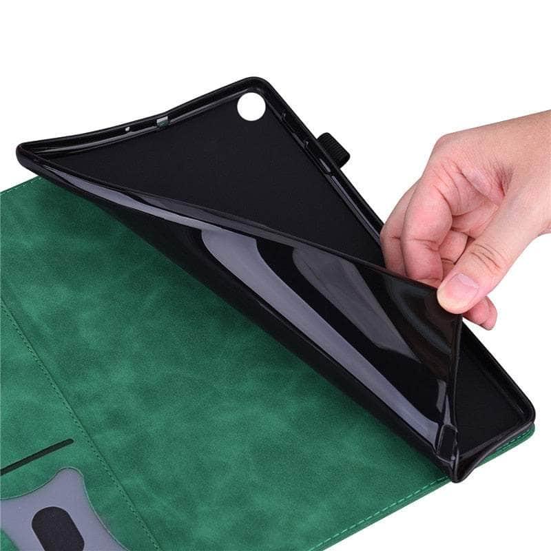 Casebuddy Galaxy Tab S9 Luxury Vegan Leather Wallet Stand