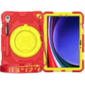 Casebuddy Red-Yellow / S9 11 inch Galaxy Tab S9 Shockproof Kids Cover