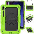 Casebuddy BK-LIME / Tab S9 11 inch Galaxy Tab S9 Shockproof Shoulder Strap Case