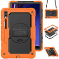 Casebuddy BK-ORG / Tab S9 11 inch Galaxy Tab S9 Shockproof Shoulder Strap Case