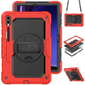 Casebuddy BK-RED / Tab S9 11 inch Galaxy Tab S9 Shockproof Shoulder Strap Case
