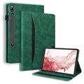 Casebuddy green-business / S9 Ultra (14.6 inch) Galaxy Tab S9 Ultra Luxury Vegan Leather Wallet