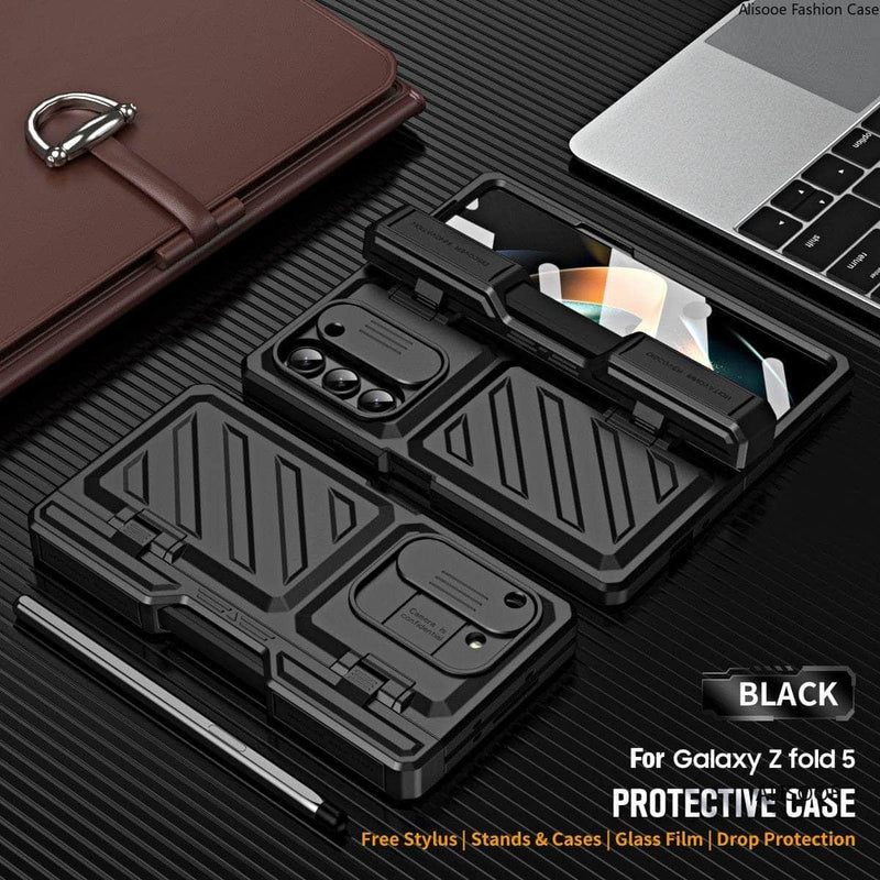 Casebuddy Galaxy Z Fold 5 Rugged Armor Pen Slot Case
