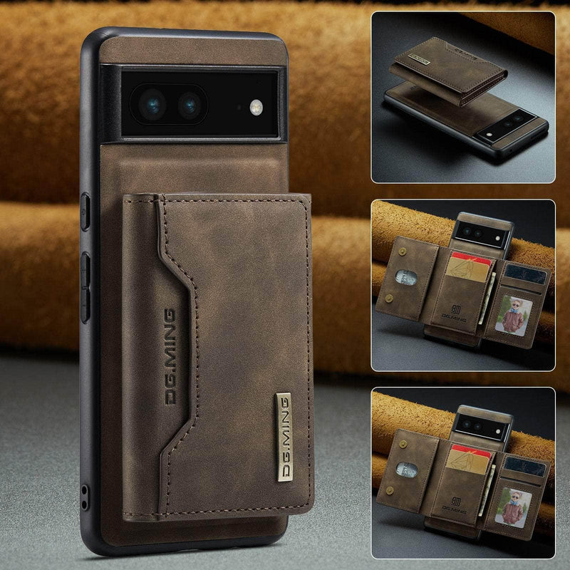 Casebuddy Coffee / Google Pixel 8 Google Pixel 8 Detachable Leather Wallet Case