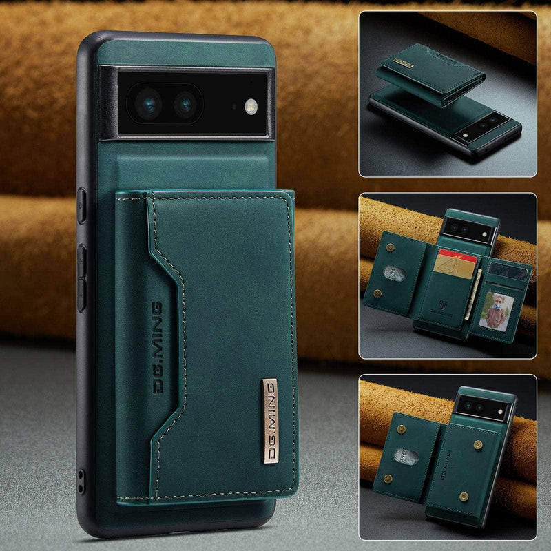 Casebuddy Green / Google Pixel 8 Google Pixel 8 Detachable Leather Wallet Case
