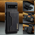 Casebuddy Black / Google Pixel 8 Google Pixel 8 Detachable Leather Wallet Case