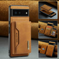 Casebuddy Brown / Google Pixel 8 Google Pixel 8 Detachable Leather Wallet Case