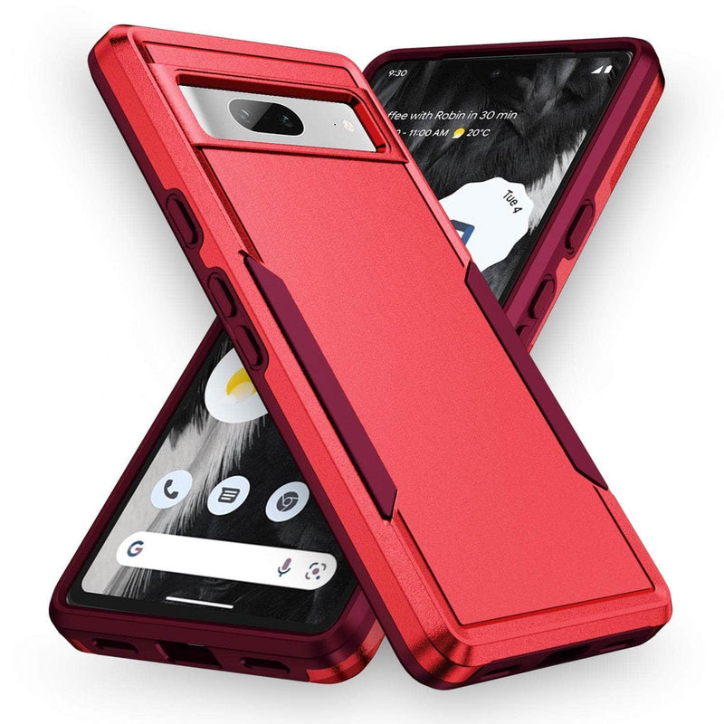 Casebuddy Red / for Pixel 8 Pro Google Pixel 8 Pro Dual Layer Hard Armor Case