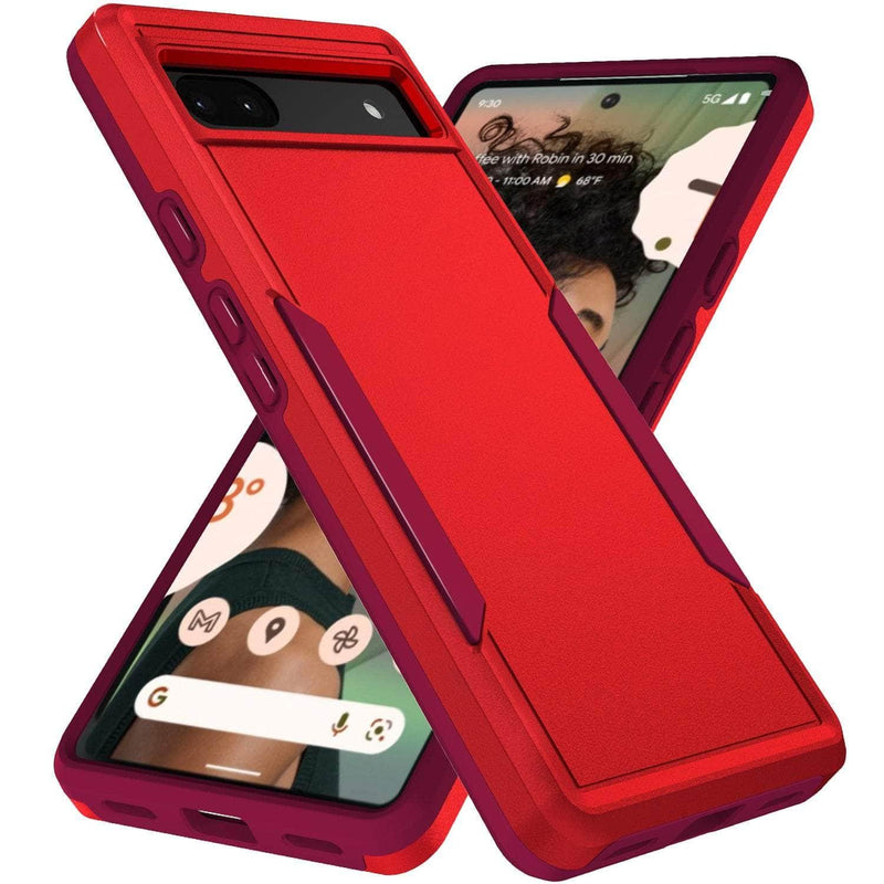 Casebuddy Red / for Pixel 8 pro Google Pixel 8 Pro Shockproof Hard Bag Cover