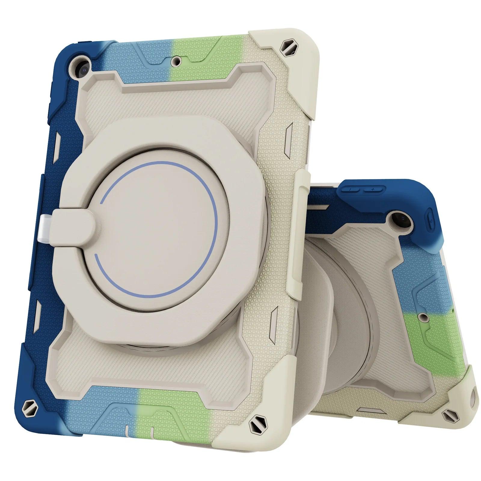 Casebuddy Rainbow Blue / iPad mini 6 iPad Mini 6 Kids Safe Shockproof Rugged Full Protector Case
