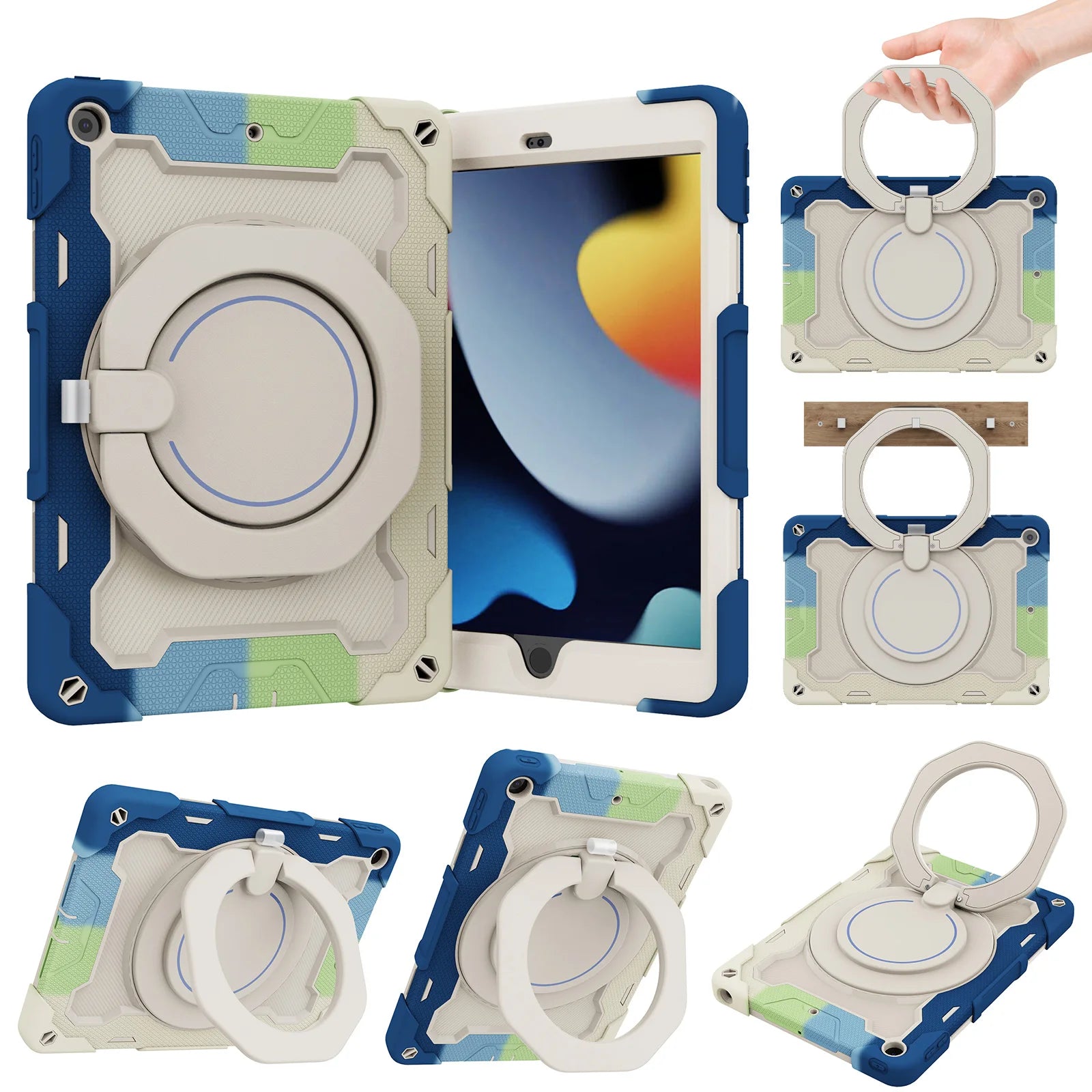 Casebuddy iPad Mini 6 Kids Safe Shockproof Rugged Full Protector Case