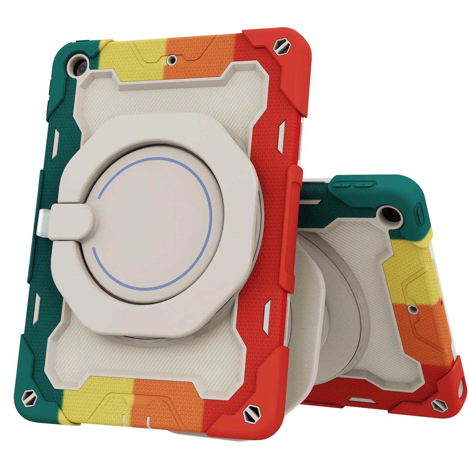 Casebuddy Rainbow Red / iPad mini 6 iPad Mini 6 Kids Safe Shockproof Rugged Full Protector Case