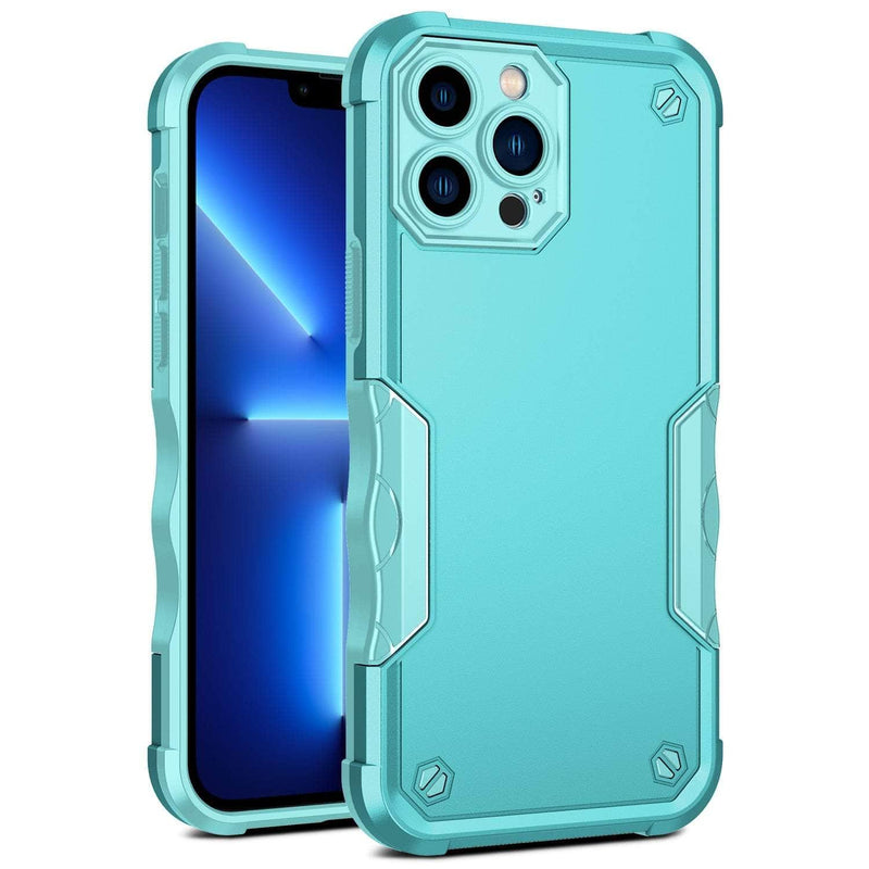 Casebuddy Mint Green / iPhone 15 iPhone 15 Armor Shockproof Rugged Drop Cover