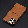 Casebuddy Brown / iphone 15 iPhone 15 Credit Card Slot Back Cover
