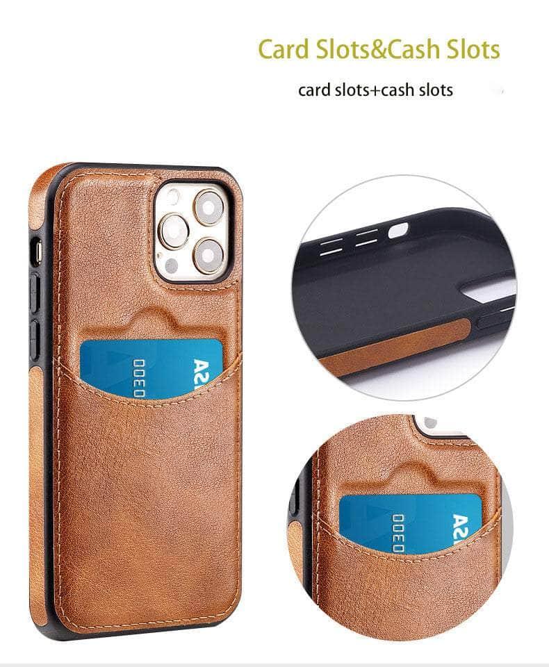 Casebuddy iPhone 15 Credit Card Slot Back Cover