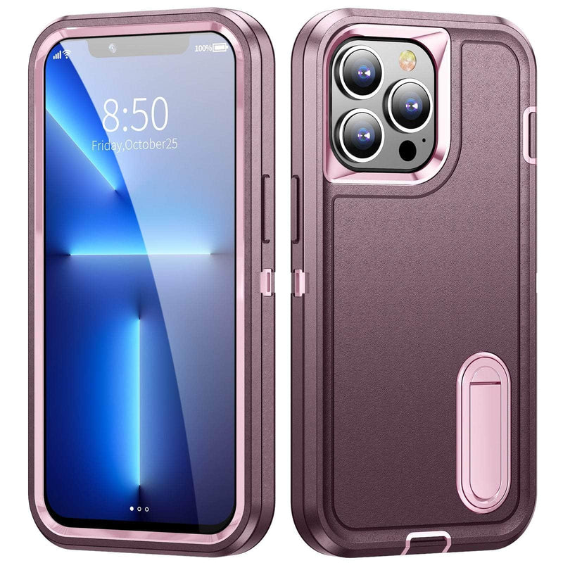 Casebuddy Fuchsia-Pink / For iPhone 15 iPhone 15 Heavy Armor Shockproof Defend Case