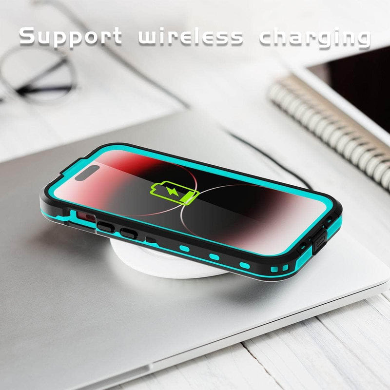 Casebuddy Black / For iPhone 15 iPhone 15 IP68 Waterproof Wireless MagSafe Case