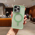 Casebuddy Light Green / For iPhone 15 iPhone 15 Magnetic Magsafe Shockproof Case
