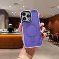 Casebuddy Light Purple / For iPhone 15 iPhone 15 Magnetic Magsafe Shockproof Case