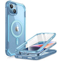 Casebuddy Blue / PC + TPU iPhone 15 Plus I-BLASON AresMag Shockproof MagSafe Case