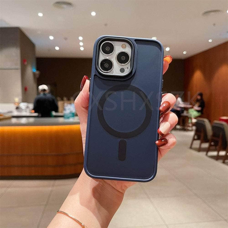 Casebuddy Blue / For iPhone 15 Plus iPhone 15 Plus Magnetic Magsafe Shockproof Case