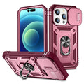 Casebuddy Pink / iPhone 15 Pro iPhone 15 Pro Armor Designed Shockproof Rugged Military Case