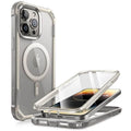Casebuddy Gray / PC + TPU iPhone 15 Pro I-BLASON AresMag Shockproof MagSafe Case